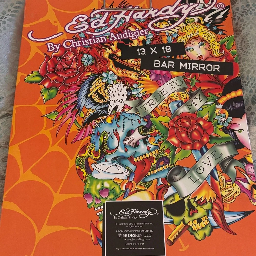 Ed Hardy Bar Mirror
